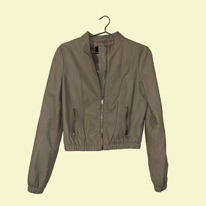 Bcbgmaxazria soft leather jacket